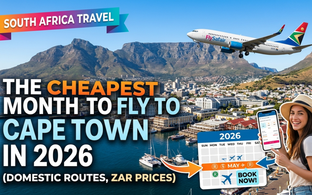 cheapest month to fly to cape town