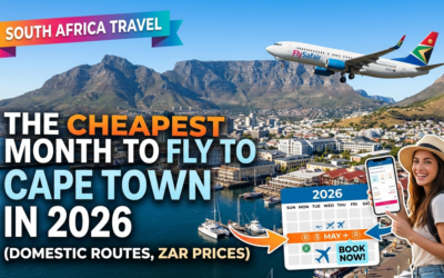 The Cheapest Month to Fly to Cape Town in 2026 (Domestic Routes, ZAR Prices)